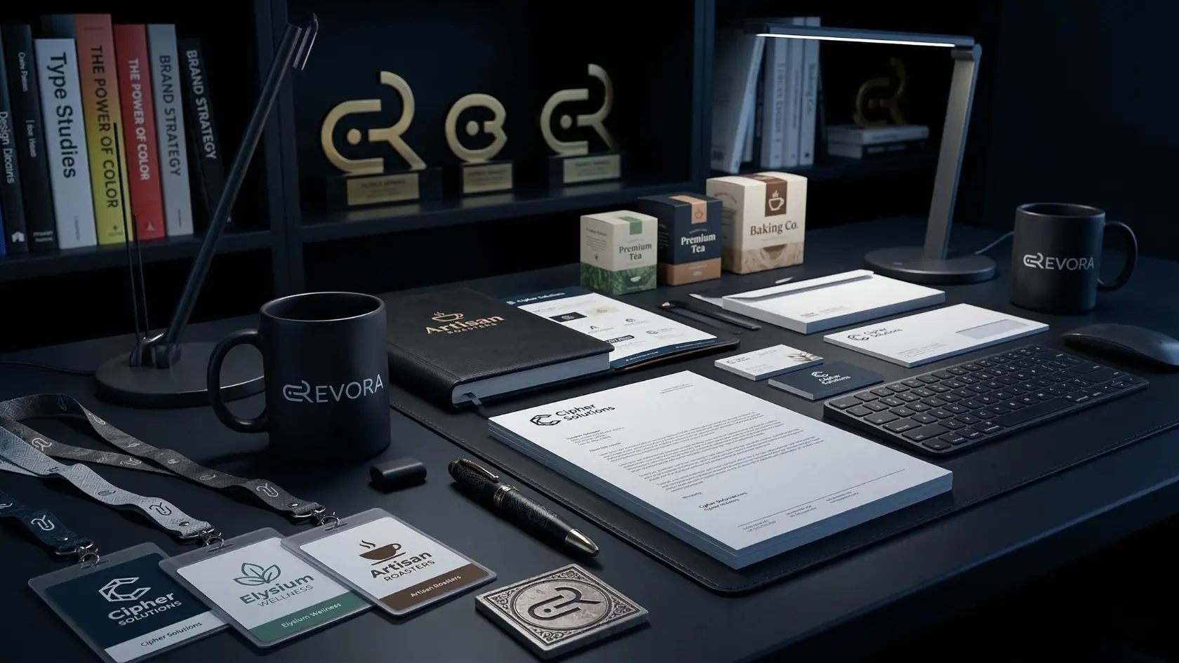 Crevora Strategic Branding Agency Namibia - Comprehensive Visual Identity and Brand Authority